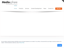 Tablet Screenshot of mediasphere.com.au